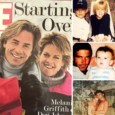 Melanie Griffith con sus tres maridos