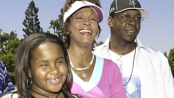 Bobbi Kristina Brown, de niña, con su madre, Whitney Houston.