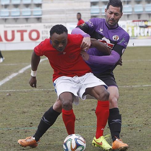 Alo, durante un partido con La Granja. 