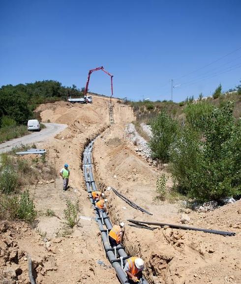 Canalización subterránea de la conexión entre España y Francia a lo largo de 64,5 kilómetros. 