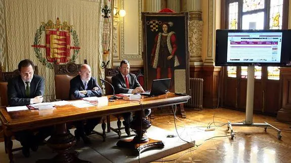 Presentación del portal de la transparencia del Ayuntamiento de Valladolid.