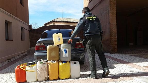 Operación de la Guardia Civil en Almazán.