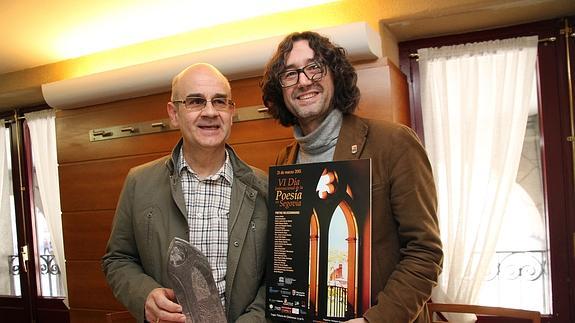 Norberto García y José Luis Torrego, ayer. 