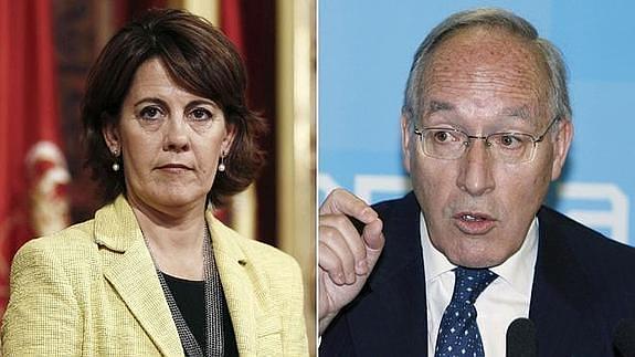 Yolanda Barcina y Manuel Pizarro