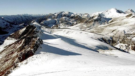 Zona en la que se planificaba construir la estación de esquí. 