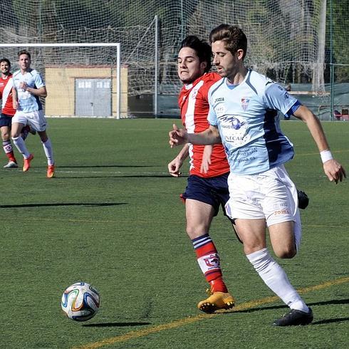 Dani Calleja, durante el último triunfo de la Segoviana fuera de casa. 