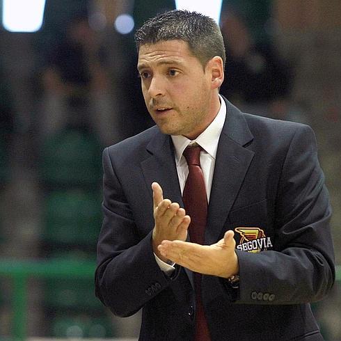 El entrenador del Segovia Futsal, Diego Gacimartín. 