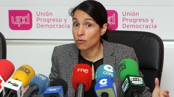 La portavoz de UPyD en Segovia, Luciana Miguel. El Norte
