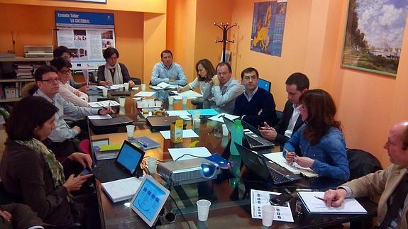 Reunión de las comisiones de trabajo de la Asocición Smart City Valladolid-Palencia.