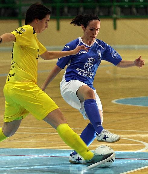 Sofi, durante una acción del partido. 