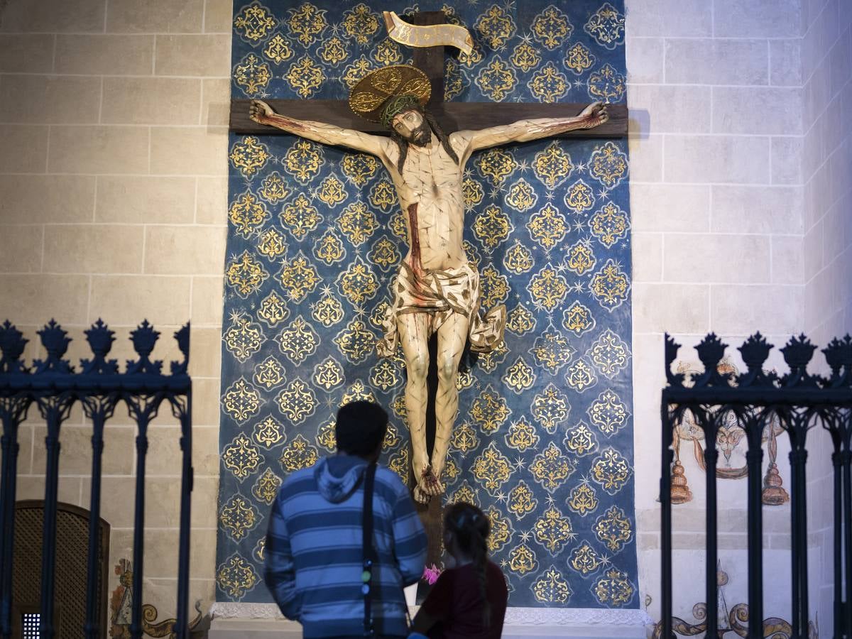 El Cristo de Santa Teresa, en el monasterio de Santo Tomás, en Ávila. 