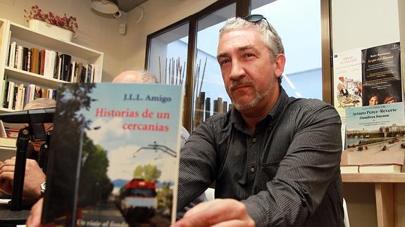 José Luis López Amigo, este sábado en la librería Intempestivos. 