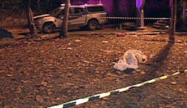 Imagen del lugar del asesinato publicada por el diario local A Tarde.