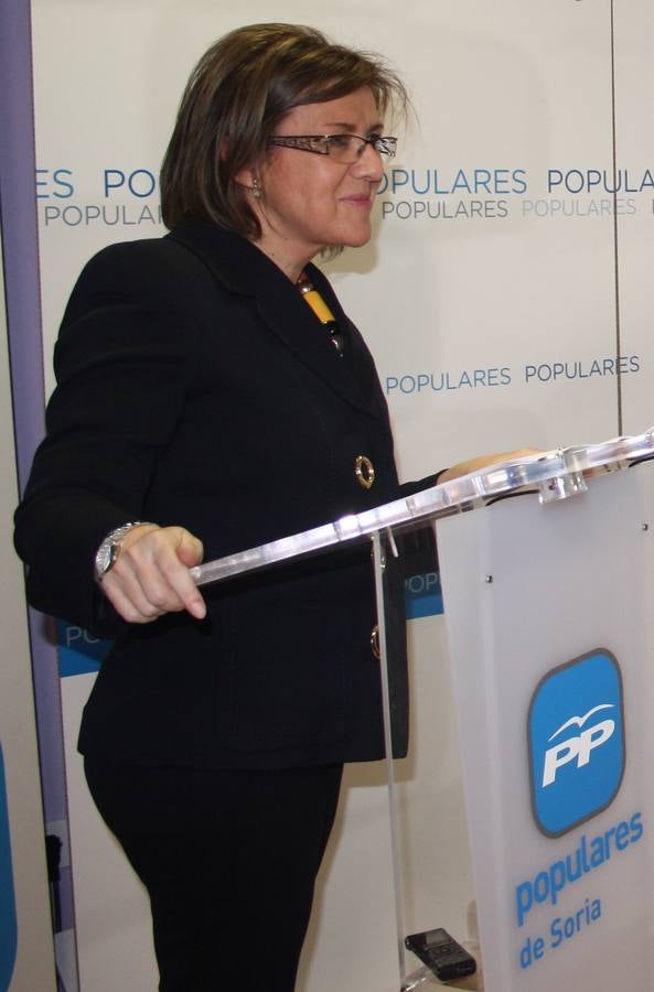 María del Mar Angulo, primera de la lista del PP a las Cortes por Soria.