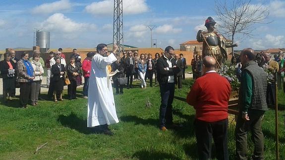 Procesión en honor al santo.