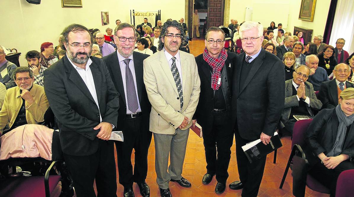 Pérez Alencart, Glasscock, Lugilde, Elías y el premiado Stuart Park.