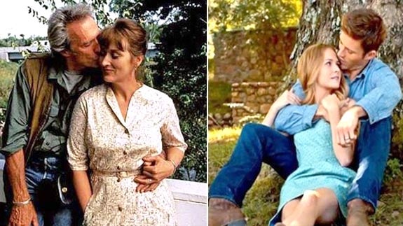 Clint con Streep y Scott con Sophia.