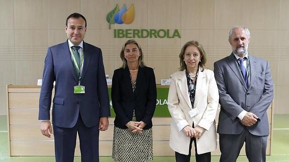 Agustín Delgado, Begoña Ochoa, María Luisa Poncela García y Luis Carlos Cueto Álvarez de Sotomayor en la presentación del programa.  