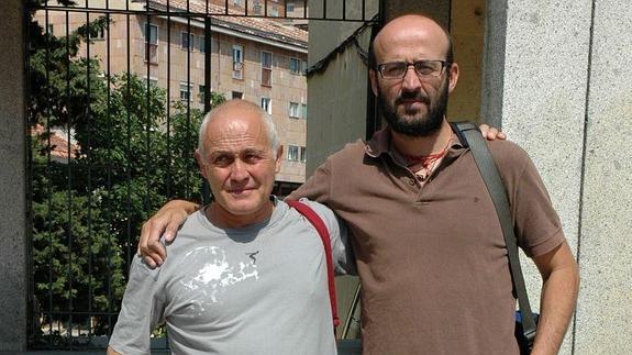 Luis Miguel López Soriano (derecha) y Andrés Kukul. 