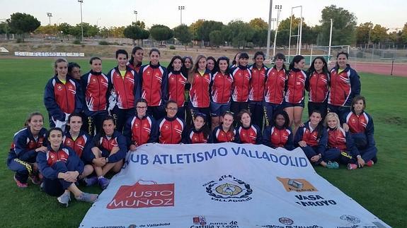 Foto de familia del CA Valladolid-UVA.