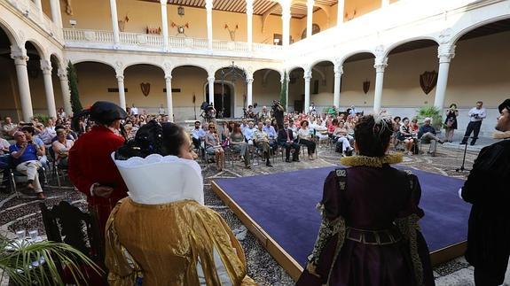 Un instante de la representación.