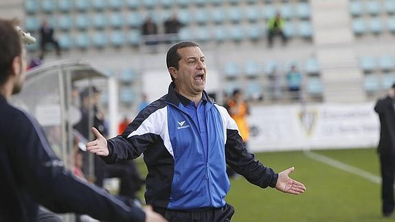 Miguel Ángel Álvarez Tomé, en un partido con el Deportivo. 