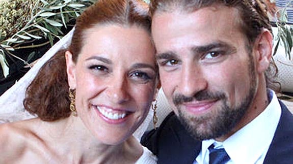 Raquel Sánchez-Silva el día de su boda con Mario Biondo. 