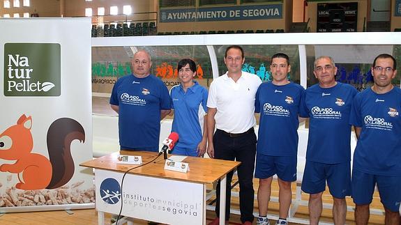 Presentación del cuerpo técnico del Naturpellet Segovia 2015-2016. 