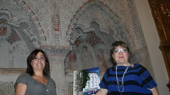 Las concejalas de Turismo y de Cultura, Nuria Fernández (i) y Sonia Martín, en la presentación del ciclo. 