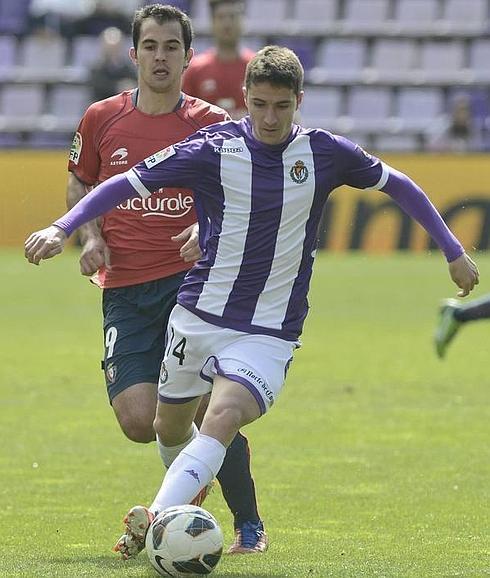 Omar Ramos en un partido contra Osasuna 