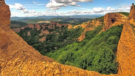 Vista panorámica de Las Médulas.