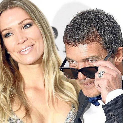 Antonio Banderas, junto a Nicole Kimpel, en el último Festival de Cannes. 