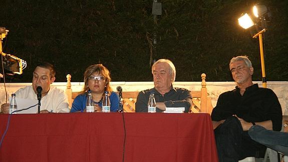 Un momento de la presentación del libro de González Coronado, en Tenerías.