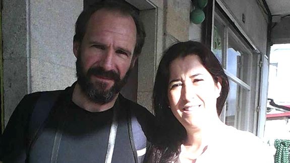 Ralph Fiennes, de peregrino por tierras gallegas