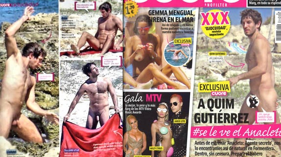 Quim Gutiérrez al desnudo