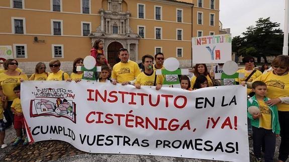 Protesta de los vecinos.