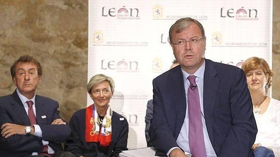 Silván, este lunes, durante su comparecencia.