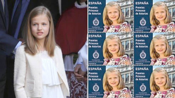 El sello de la princesa Leonor.