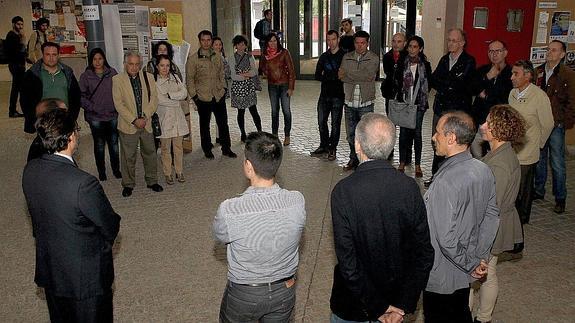 Los arquitectos de Segovia visitan los edificios emblemáticos del CAT y el campus de la UVA