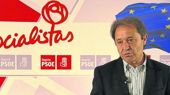 Juan Luis Gordo, en una rueda de prensa. 