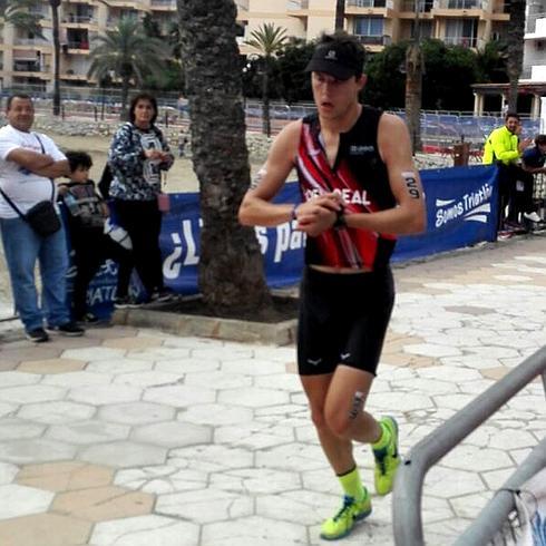 Manuel del Real, durante la prueba. 