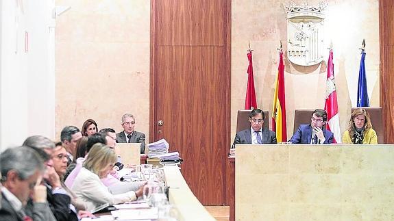Imagen del último pleno municipal celebrado en el Ayuntamiento. 