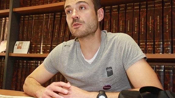 Daniel López, cabeza de lista de Podemos al Congreso. 