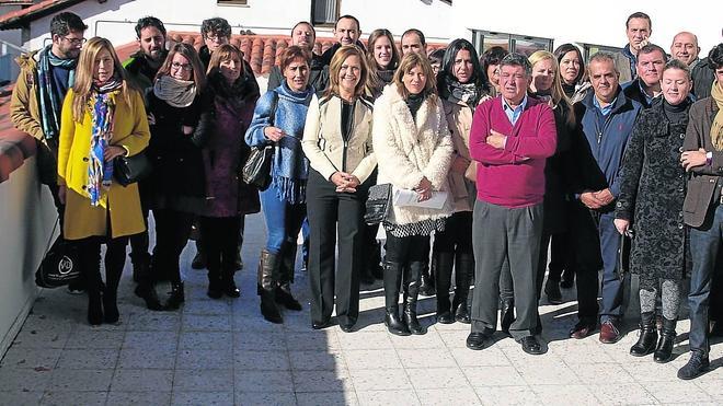 Asistentes al XVII Encuentro de Servicios de Información Juvenil de la Provincia que se celebró en la jornada de ayer en Béjar. 