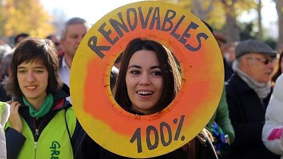 Marcha Mundial por el Clima. 