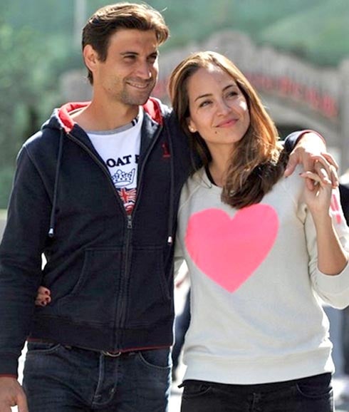 David Ferrer y Marta Tornel.