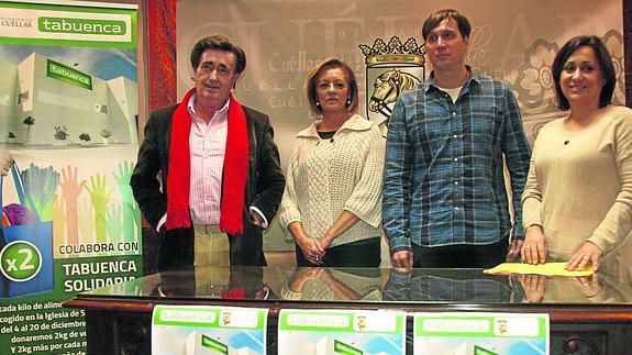 Jesús García, Montserrat Rodrigo, Bernardo Tabuenca y Nuria Fernández.