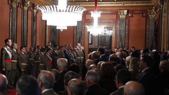 Imagen de la celebración en el Salón del Trono del Palacio Real de Valladolid. 