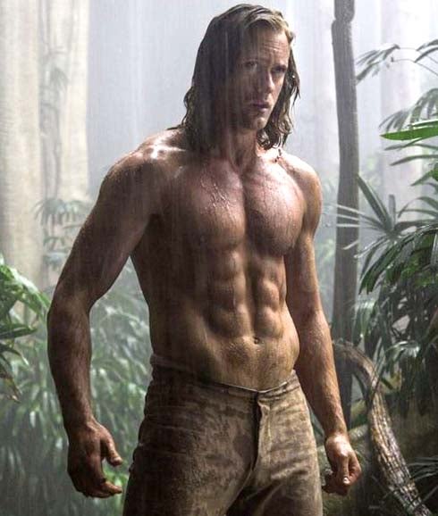 Alexander Skargsgard, en el papel de 'Tarzán'.