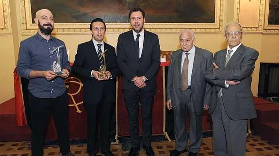 Gonzalo del Pozo, Javier Burrieza, Óscar Puente, Félix Carmelo García y Segundo Espeso. 